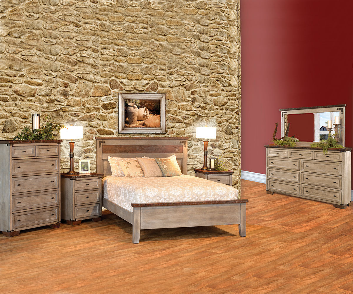 Farmhouse Heritage Bed - Reclaimed Panels - Image 3