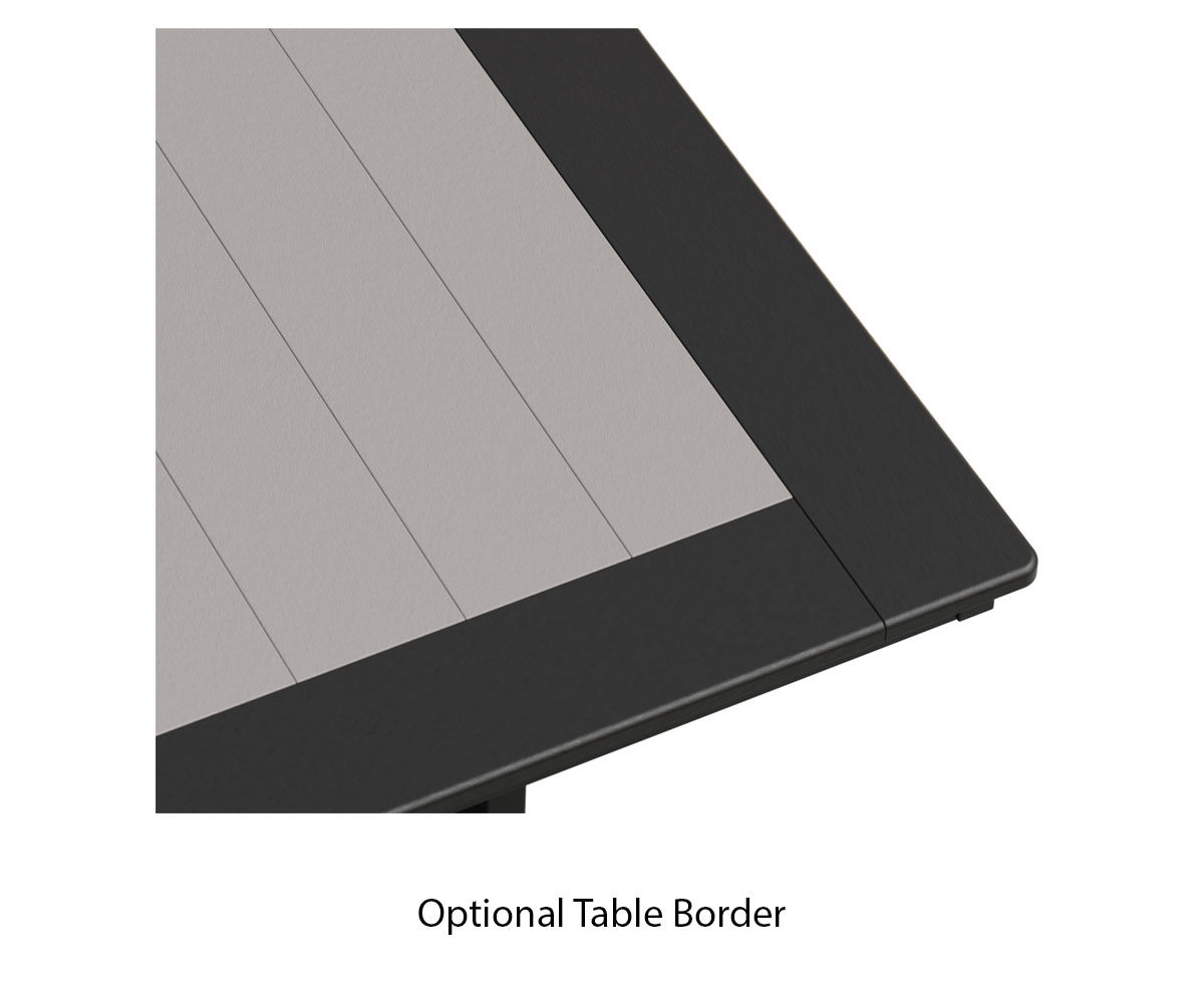 72'' Classic Rectangle Table - Dining Height - Image 4
