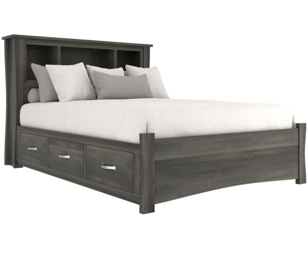 Old Tyme Bookcase Bed With Low Footboard