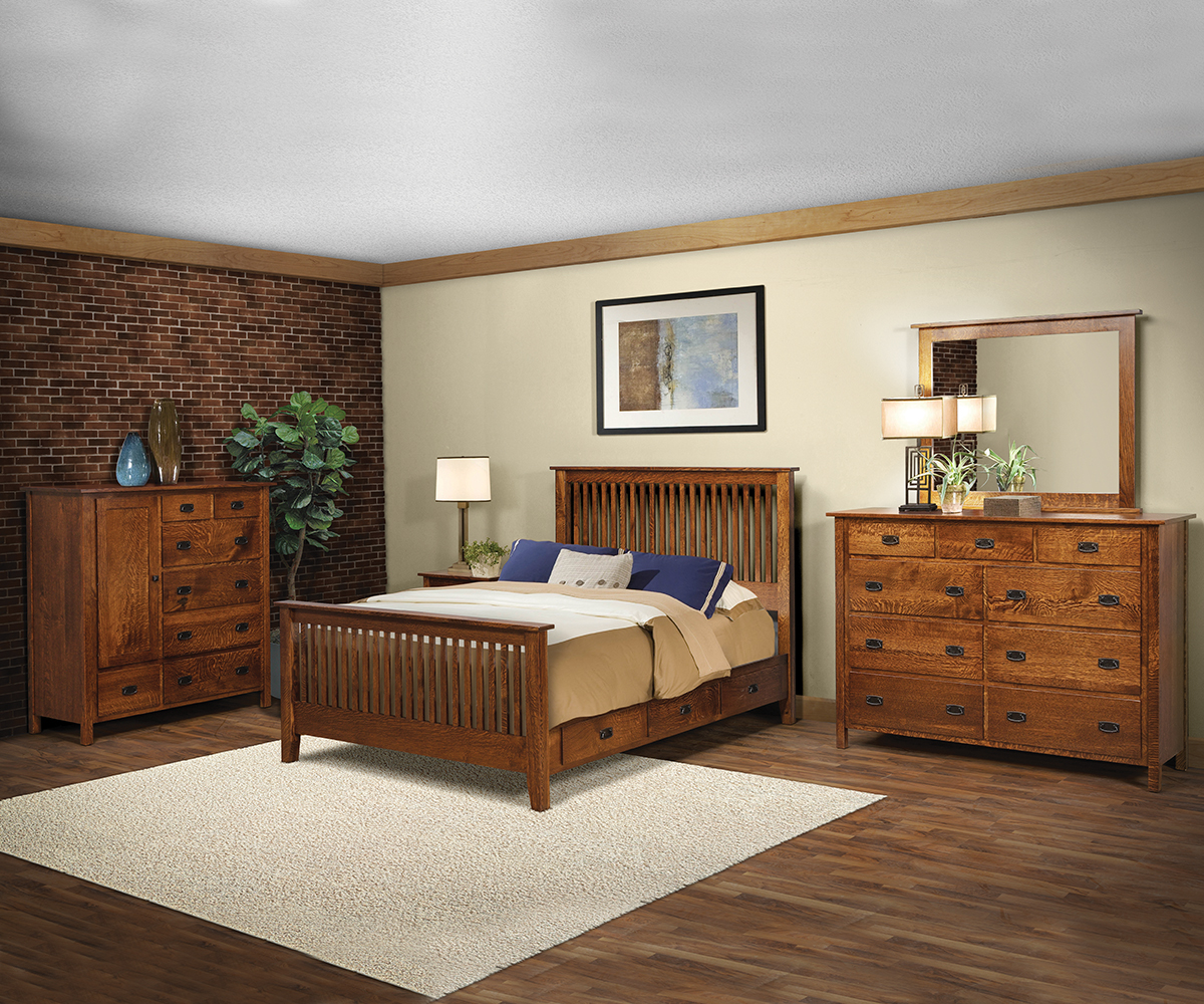 Elkins Three Drawer Nightstand - Image 3