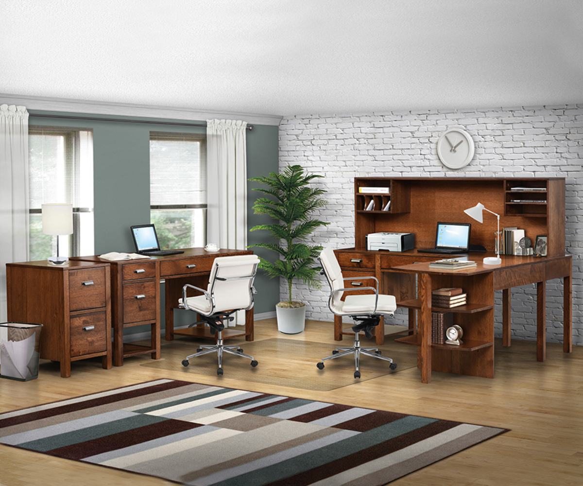 Wakefield L-Desk And Hutch - Image 5