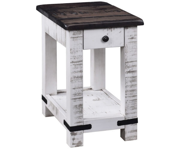 Old Tyme Chair Side Table - Elm