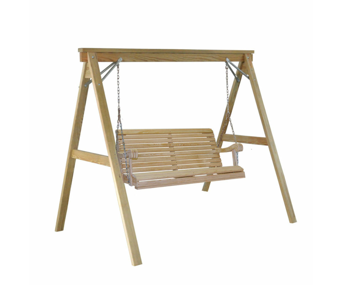 4' Cypress Grandpa Swing - Image 2