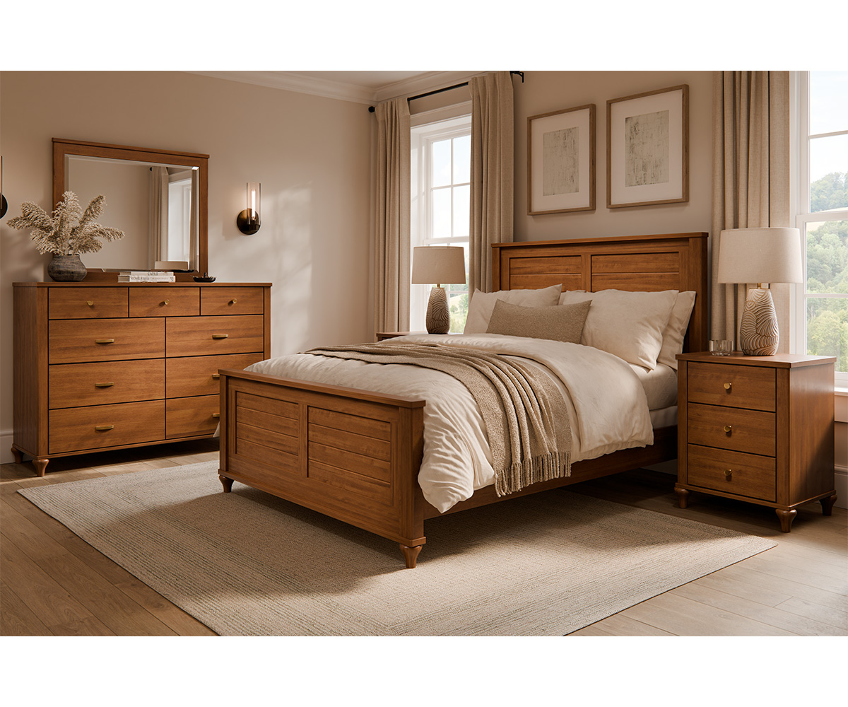 Alcan Three-Drawer Nightstand - Image 3